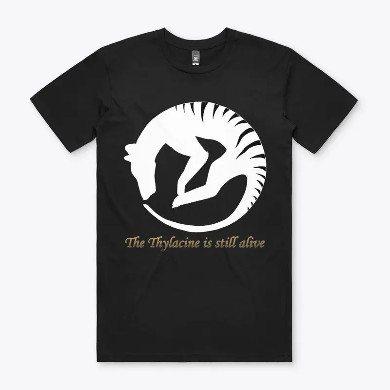 Thylacine Alive- white